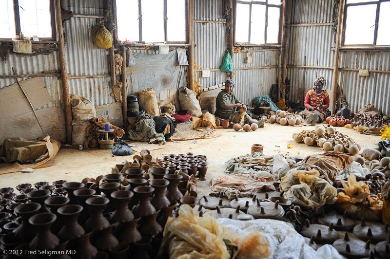 20120330_093922 Nikon D3S 2x3.jpg - The Kechene Pottery Group is a small group of woman who received a kiln from ESRI with the goal of making them self-sufficient